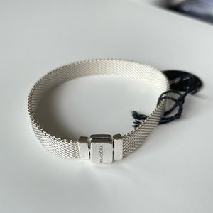 🪙 Pandora Reflexions Mesh Bracelet, Sterling Silver
